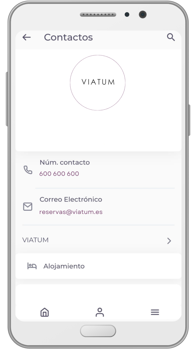 Contacto con VIATUM por Telefono y Whatsapp