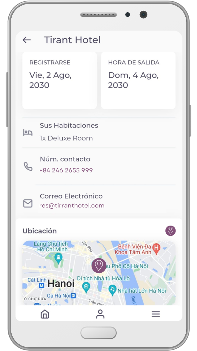 Información Alojamientos