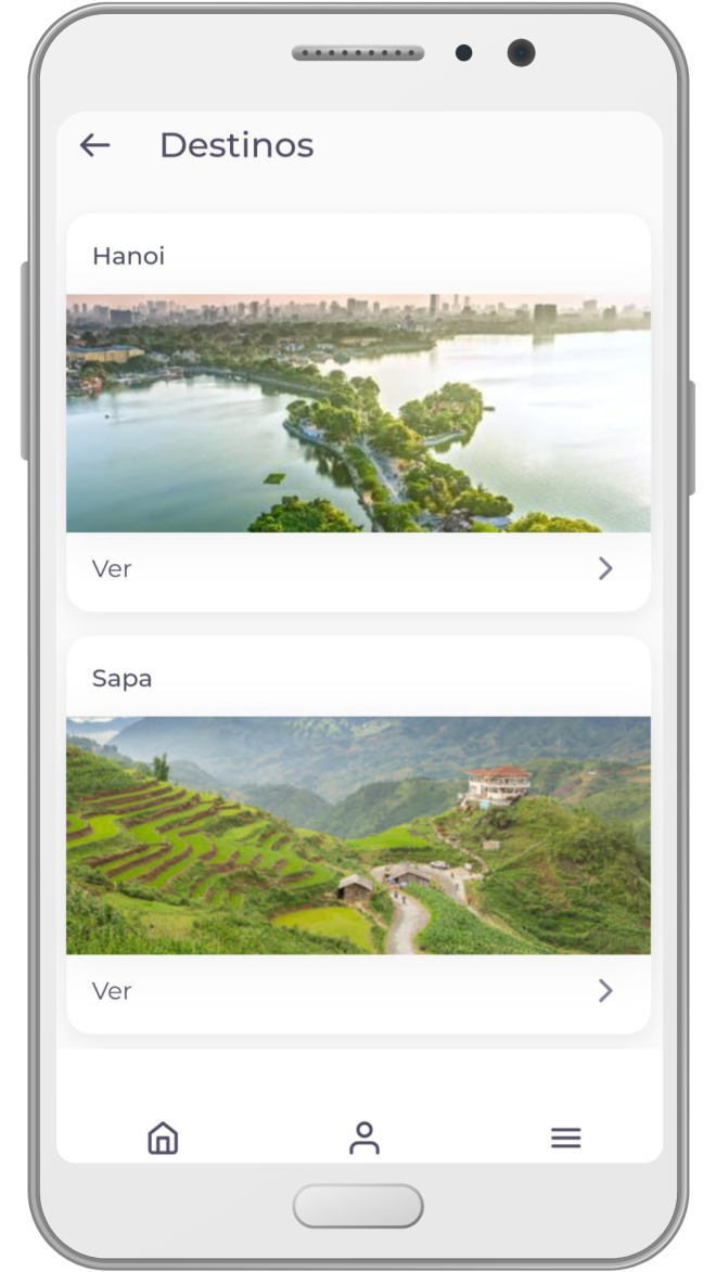 Información x Destinos